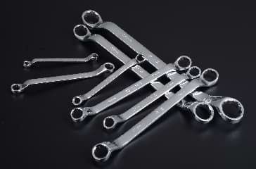 Chrome plated spanners