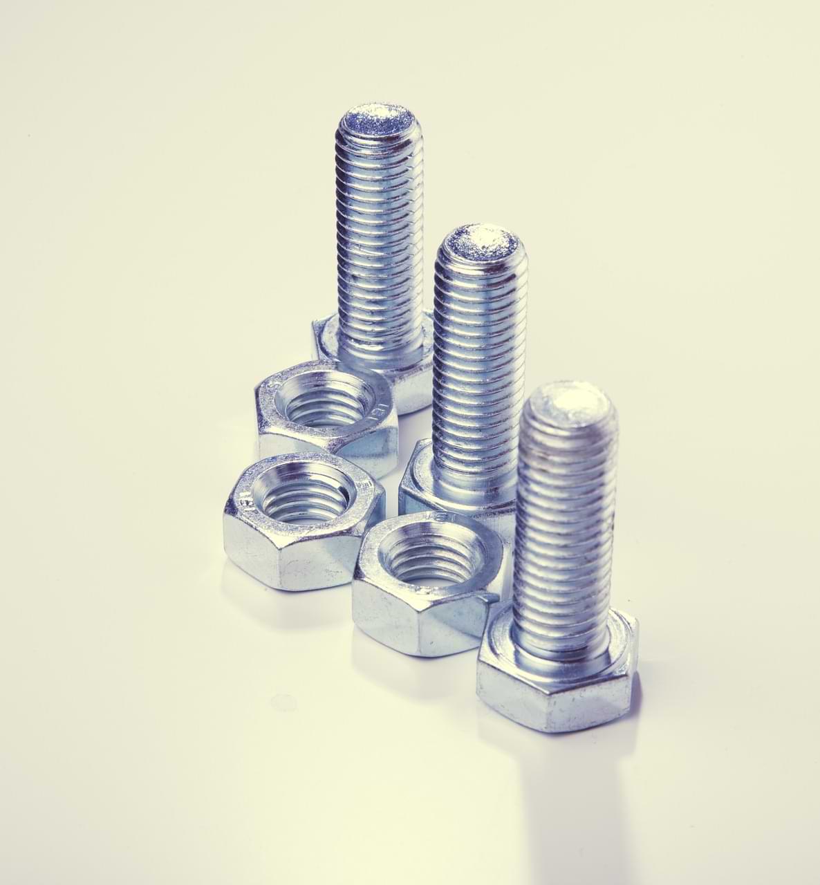 Zinc plated fasteners